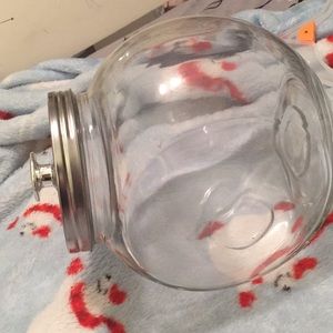Kitchen food snack holder glass